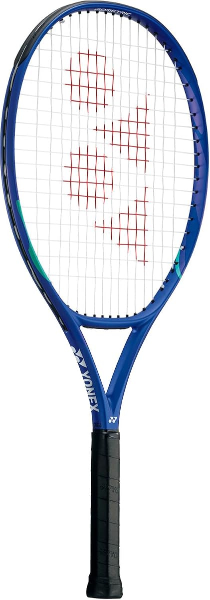 Yonex 08EZJ24G Tennis Hard Racket, Strung E-Zone Junior, 24, Blast Blue, G03