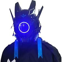 Cyber Mask, Punk Helmet, Cosplay, Men's, Future Punk Techwear, Halloween, Cosplay, Fit, Party, Music, Festival, Accessories, Light Included