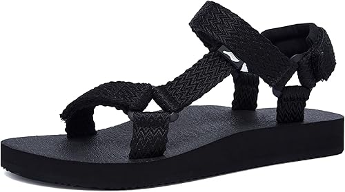 Sandalias deportivas originales para mujer, sandalias de senderismo con soporte de arco, plantilla de esterilla de yoga, zapatos de agua ligeros