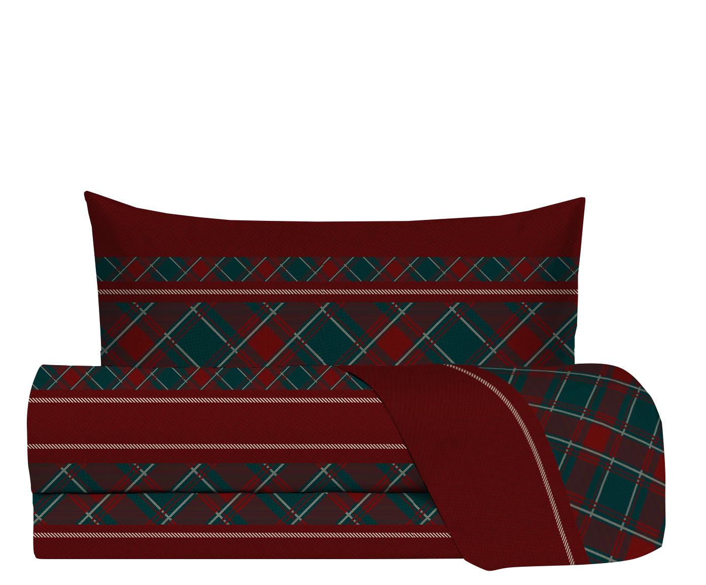 Zer0bed, Juego De Sábanas Para Cama Individual Berry, Juego De