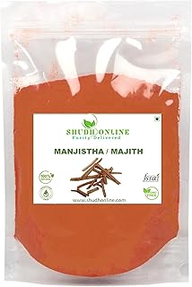 Manjistha Powder, Majith Organic Root Powder (50 Grams), Indian Madder (Eating, Skin whitening, Face, Hair), Manjishtha, Manjishta, Manjishta, Manjista