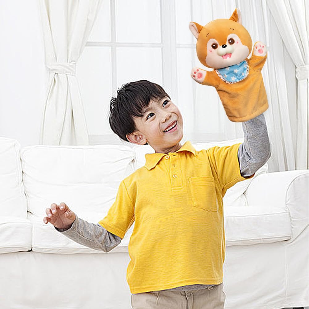 Marionnette à Main En Forme De Tigre, Animal En Peluche, Jouets En