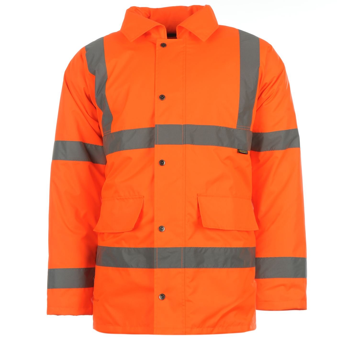 Dunlop Men's Parka Striped Jacket Yellow yellow 4XL - Orange - Medium