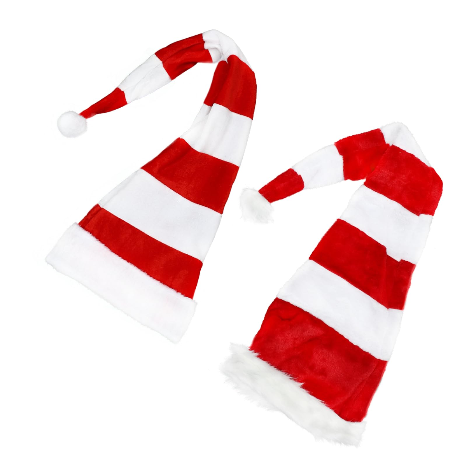 ABOOFAN 2 Piezas Sombrero De Santa Gorras De Navidad Para Mujeres Fiesta De Navidad Sombrero De Graduación Sombrero De Santa Claus Tocado De Navidad Sombrero Sombreros Para Niños Vestido