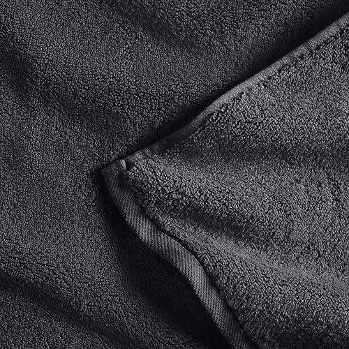Brooklinen Super-Plush Turkish Cotton Bath Towels - Set of 2, Graphite Gray | Premium Luxury Spa Towels