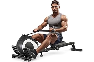 Foldable Rowing Machine for Full-Body Workouts at Home