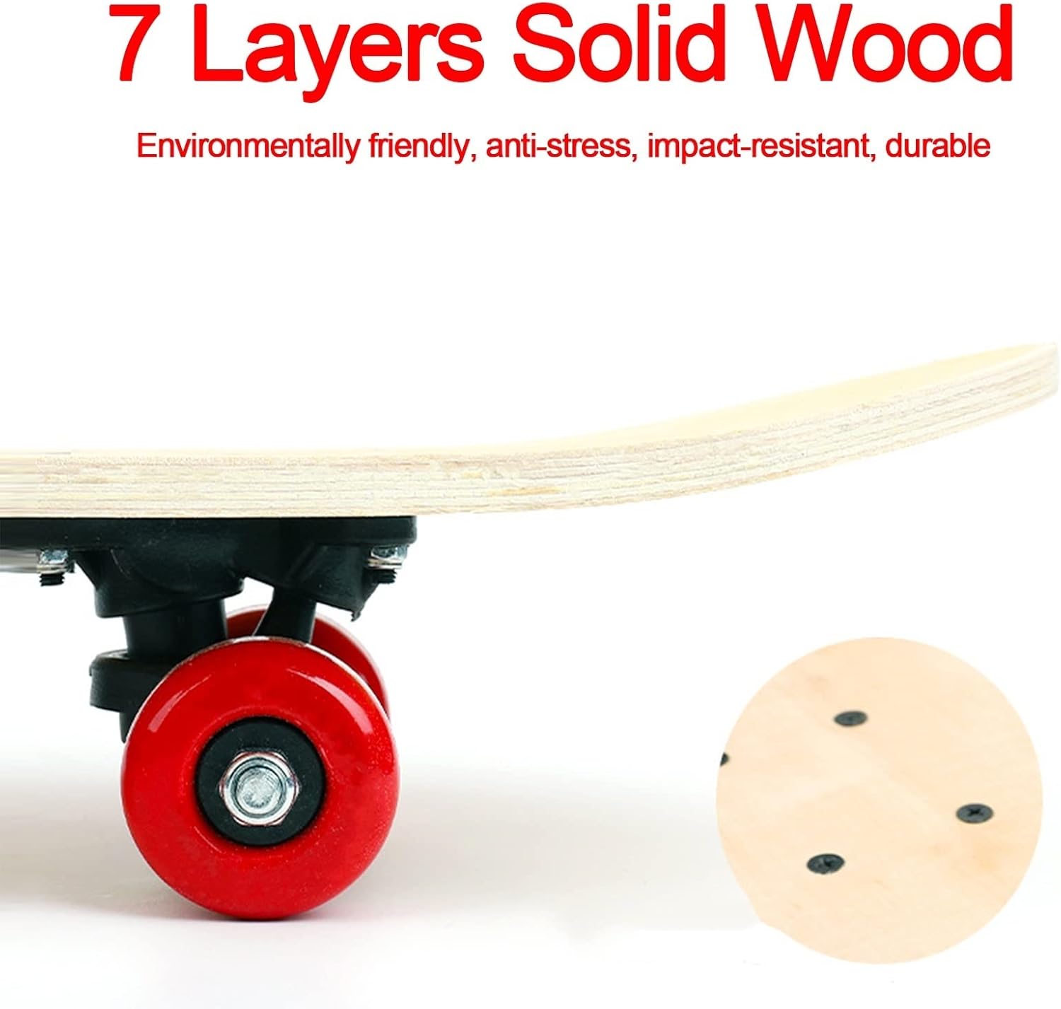 MADNESS マッドネス スケボー デッキ FACE MELT POPSICLE SLICK R7 DECK NO23 スケートボード両面空白のボード表面7層中国のメープルログシェーディングボード表面 DIY手描きの絵画装飾的なスケートボード (Col