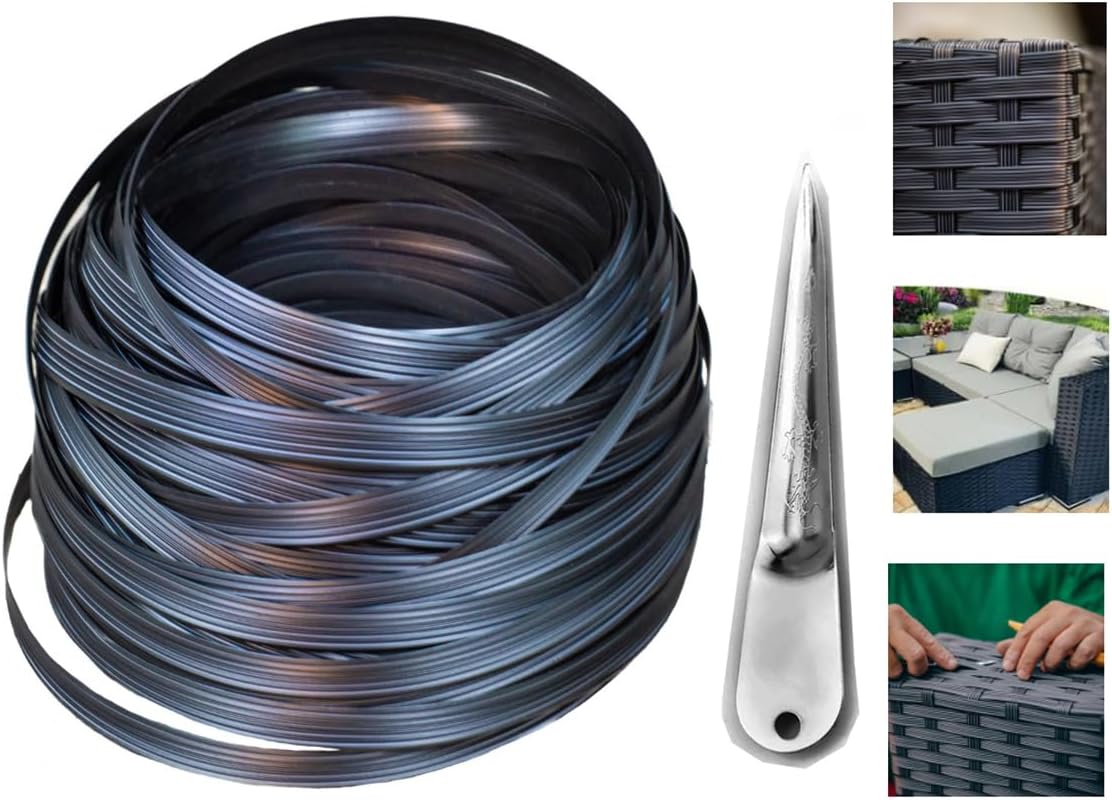 65ft Wicker Repair Kit, Black Gradient Wicker Chair Repair