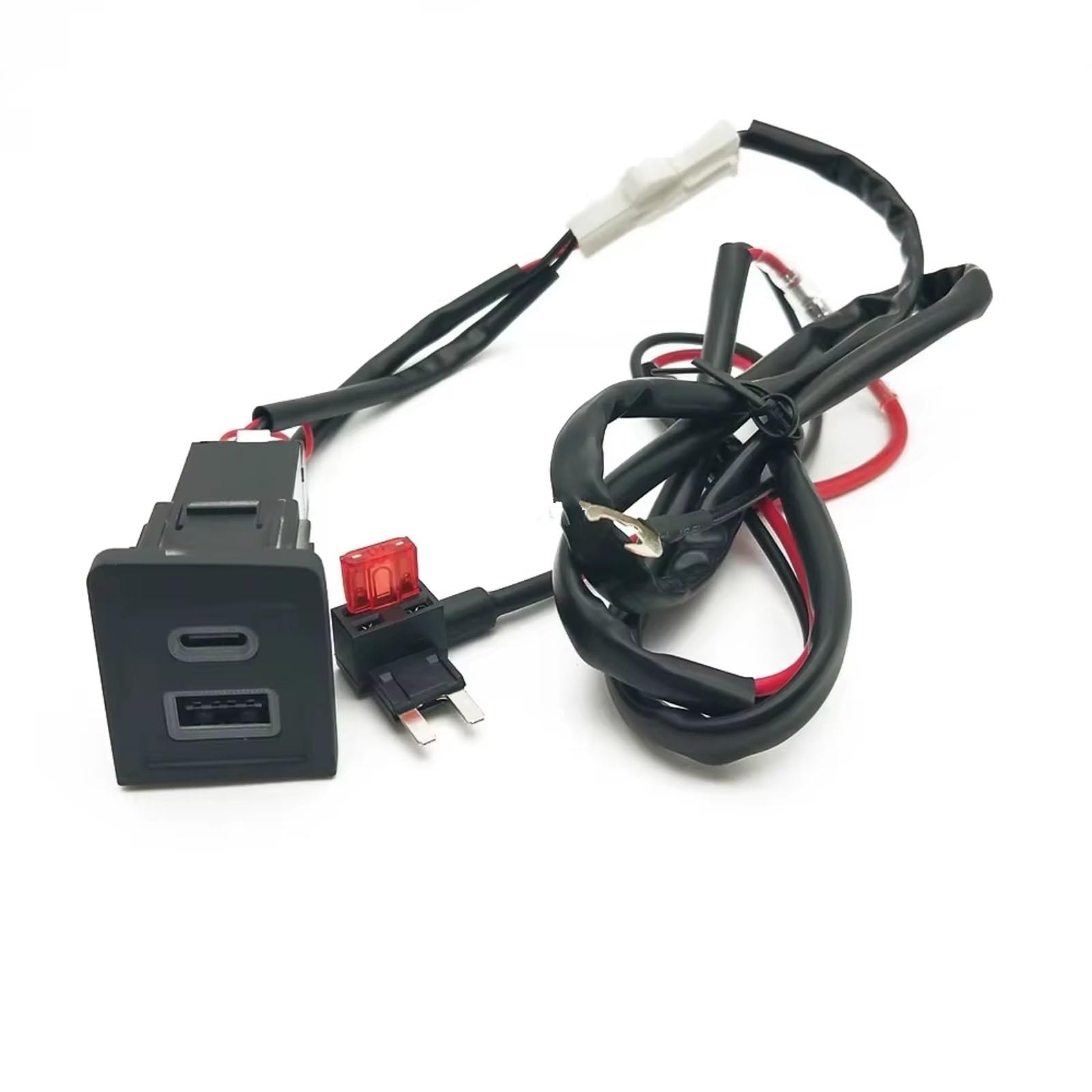 Conector USB Consola Compatible Con VW Para T5 2003-2008 Cargador Coche Puerto Carga Teléfono Adaptador Salida PD QC3.0 Puerto USB Coche