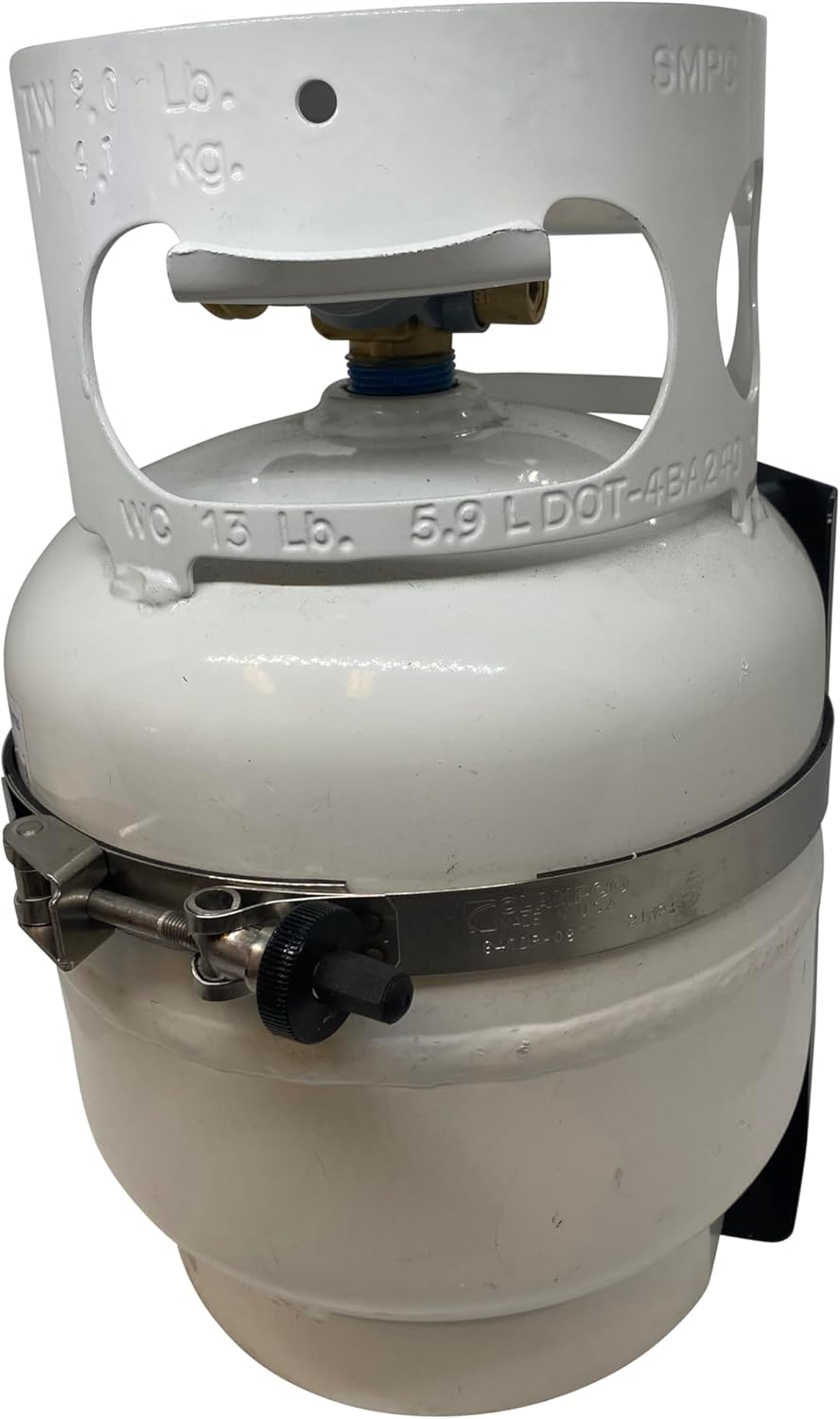 Stainless Steel Propane Tank Bracket with Quick Release T-Bolt for 5lb LP Gas Propane Bottle for Overland Vehicles, RV and Marine - Overland Axis by Preece Preece Precision