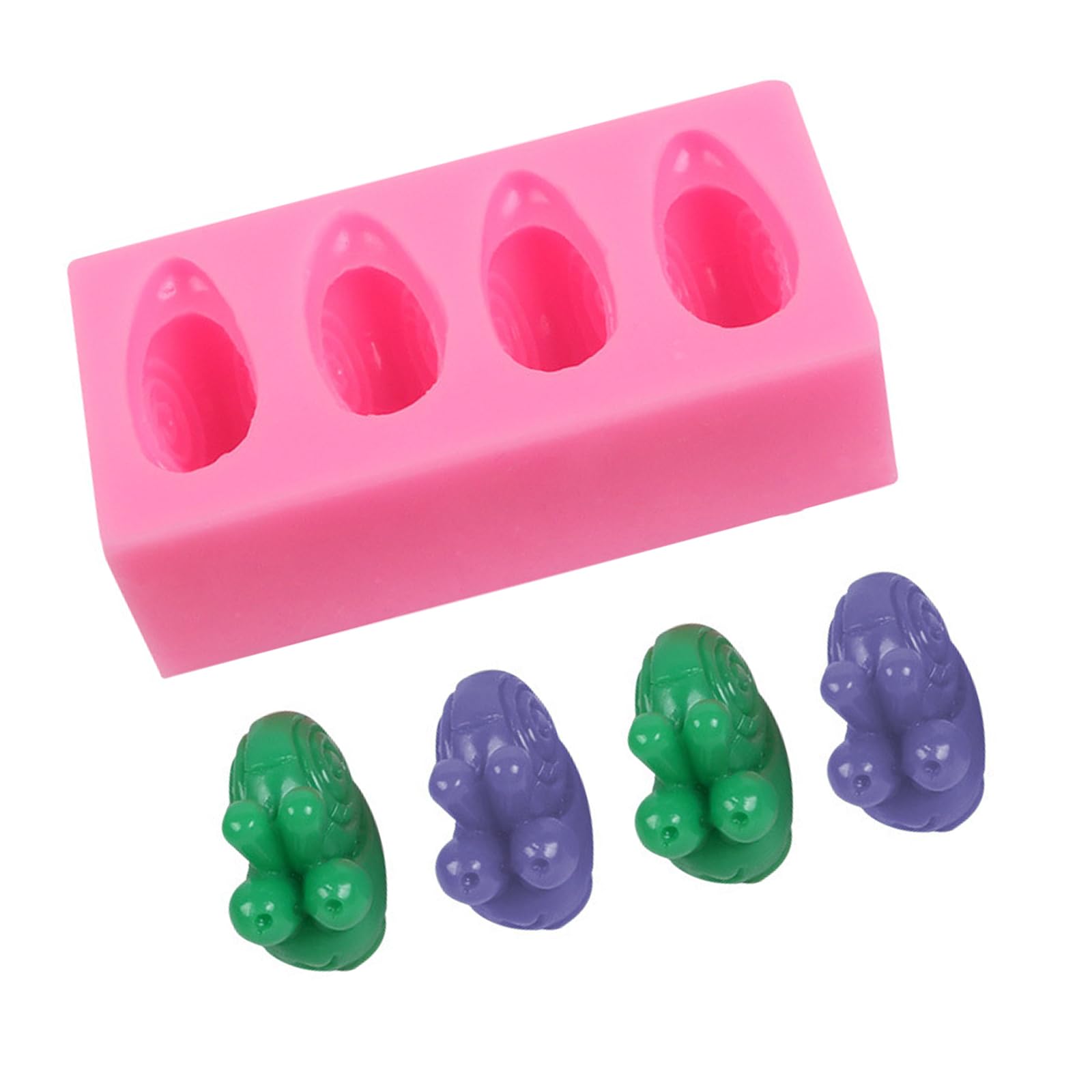 WEILWH Functional Silicone Animal Baking Mold for Chocolate Ice Cubes Cake Decors Activity Dessert Making Supplies Snail Mold for Ice & Dessert