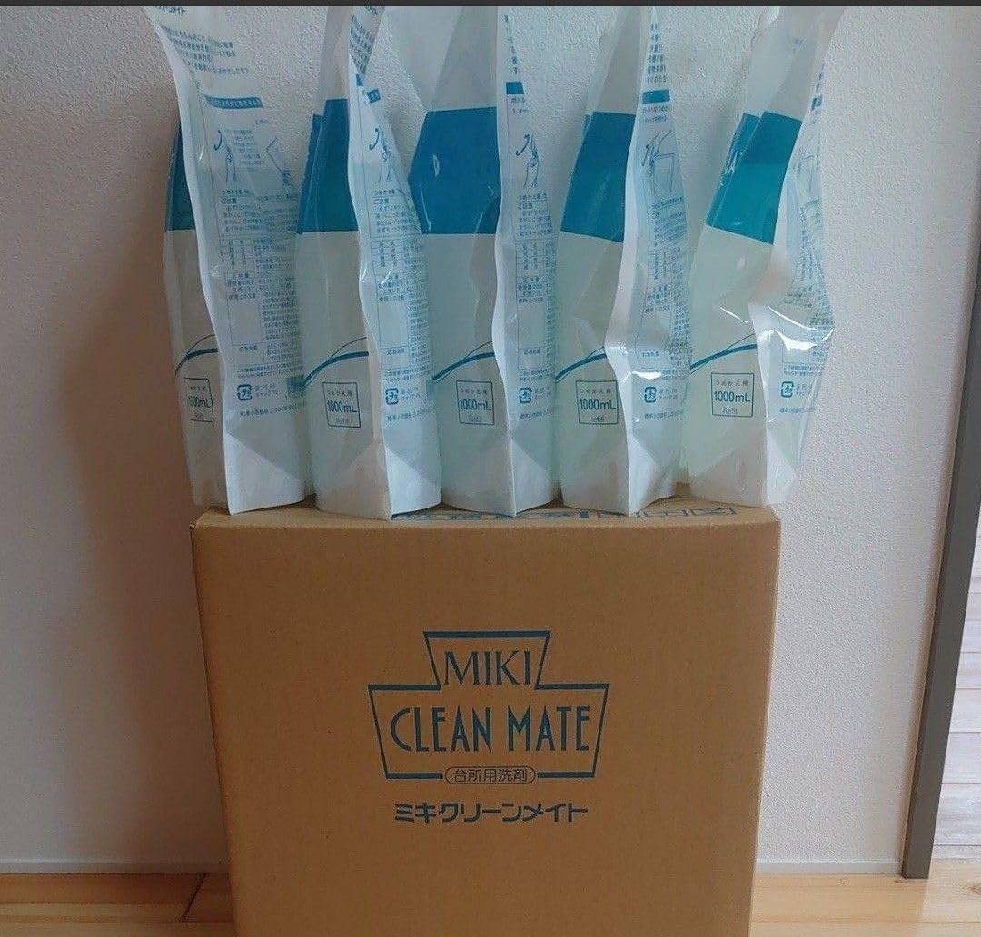 Amazon.co.jp: ミキ クリーンメイト (台所用洗剤) 1,000ml 5袋入り
