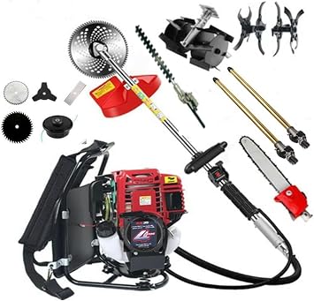 GX35 Backpack Brush Cutter 4 Strokes Weed Wacker desbrozadora gasolina Weed Eater Edger Pruning Tool+2 Extension rods