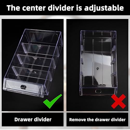 Miniatura 4 de GERRIT Organizadores y almacenamiento de plástico para manualidades, cajones de almacenamiento apilables, cajones de almacenamiento con 30 divisores