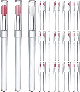 FOMIYES 30 cepillos de labios: varita aplicad...