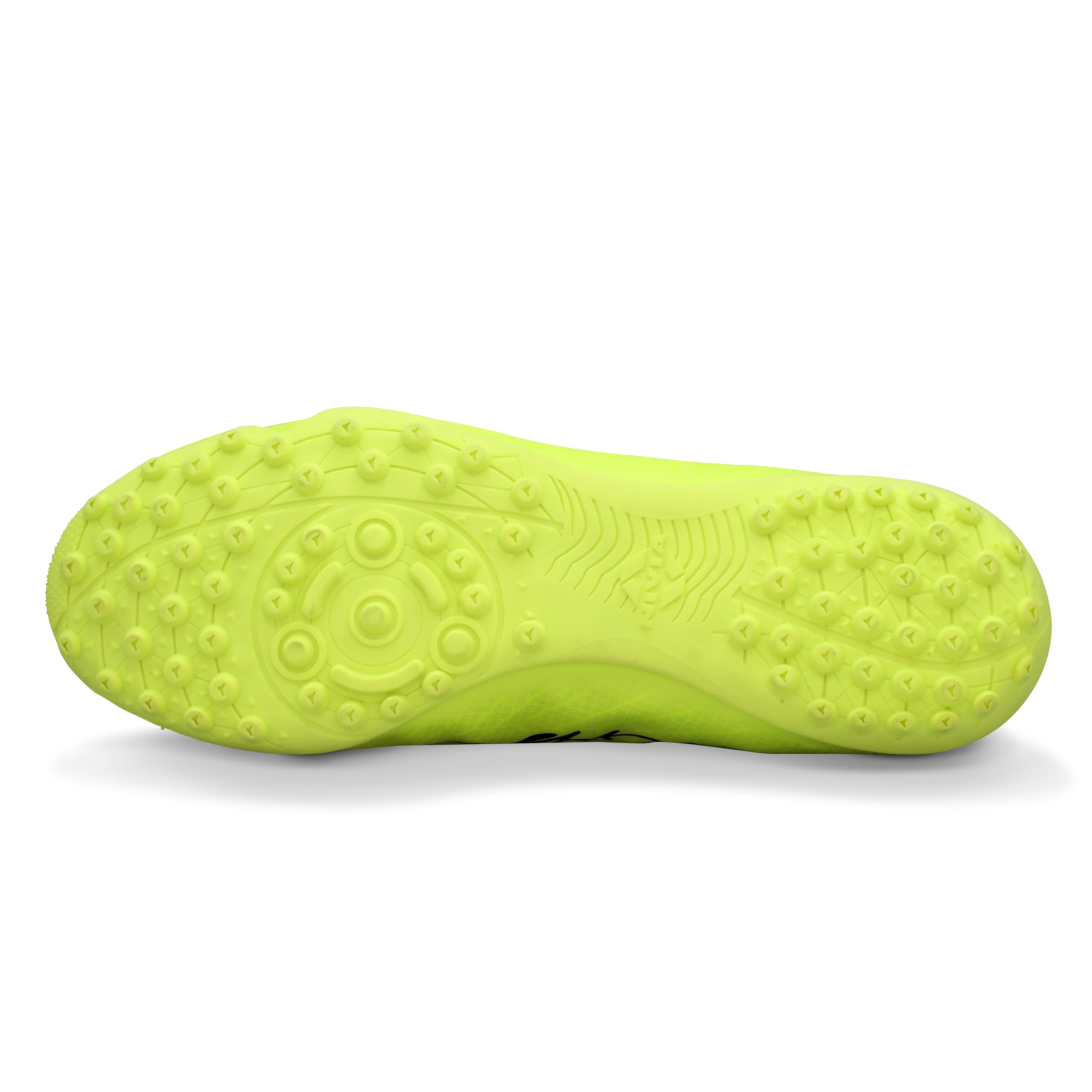 Nivia Carbonite 7.0 Turf Shoes for Men Rubber Studs with PVC Synthetic Leather Upper, Die Cut Light Weight Insole, Ideal for Hard Surfaces Artificial Turf Surfaces