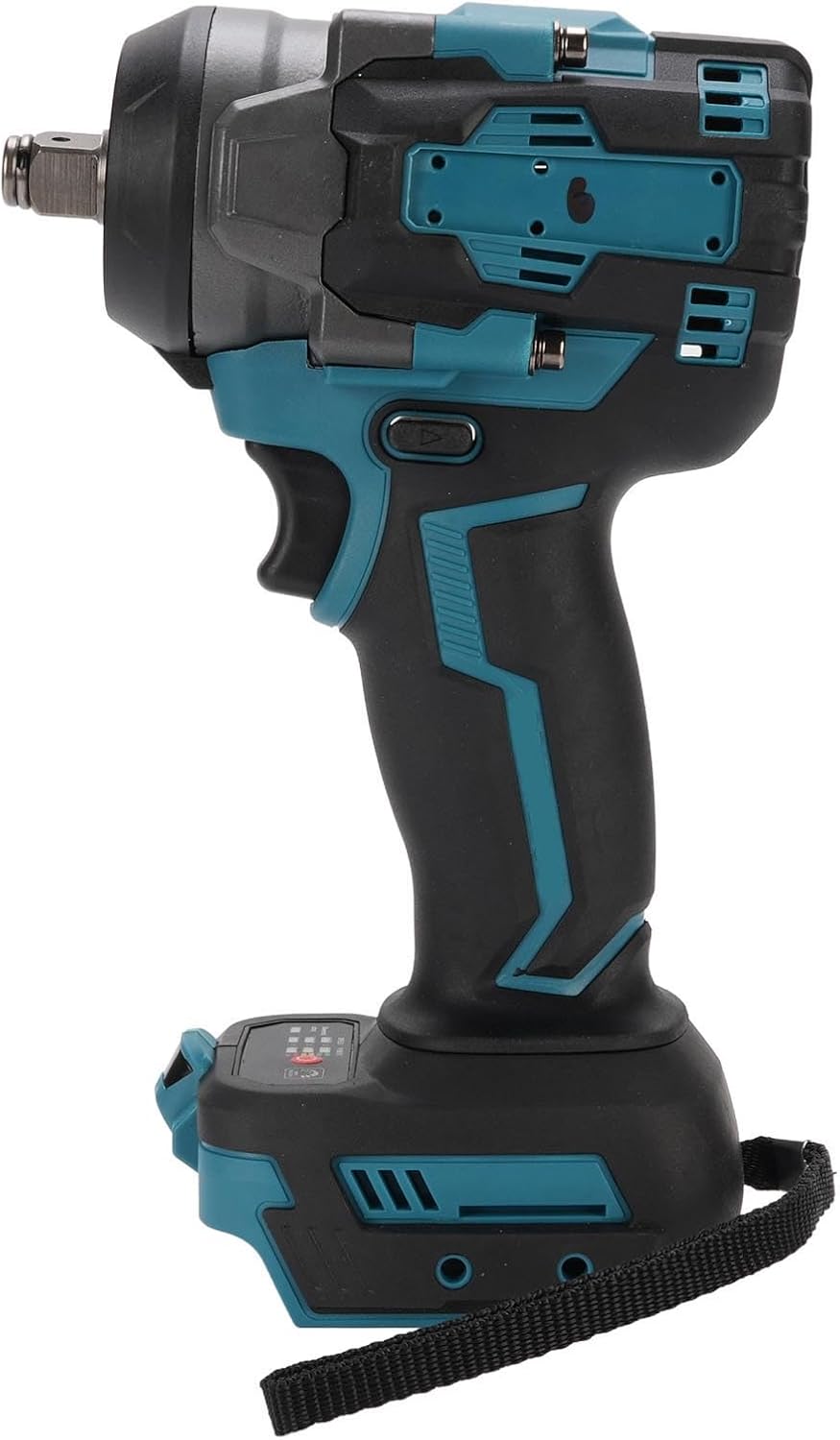 High Cordless Impact Wrench Set, 3 Speed Settings, LED Light with 1/2in Drive for BL1815 BL1820 BL1850 Battery, Compatible with B Series Lithium ion Batteries