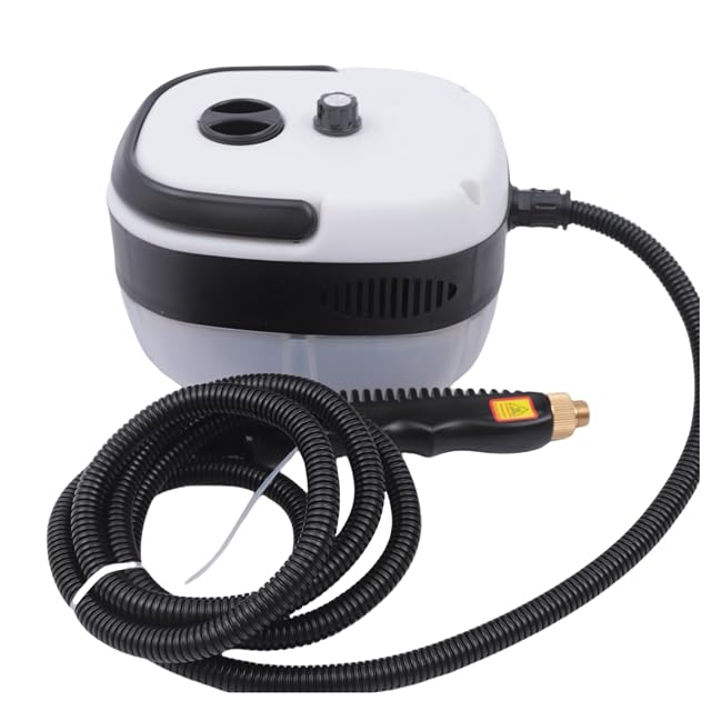 2500W Handheld Pressurized Steam Cleaner High Temperature Pressurized Steam Cleaning Machine Portable Car Steamer with Brush Nozzle Car
