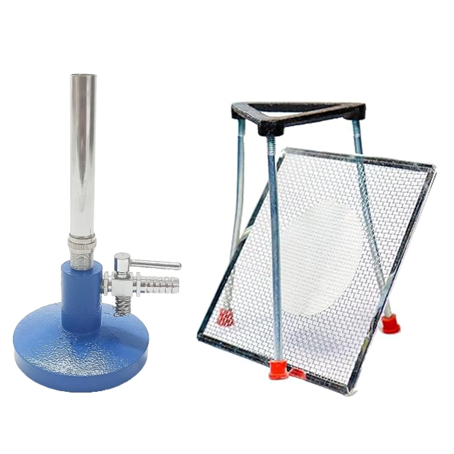 ISKO Bunsen burner with wire gauge and tript stand (1 set)-image-23