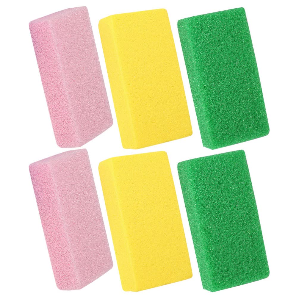 FOMIYES 6pcs Foot Pumice Stone Exfoliating Body Scrub Dead Skin Remover for Feet