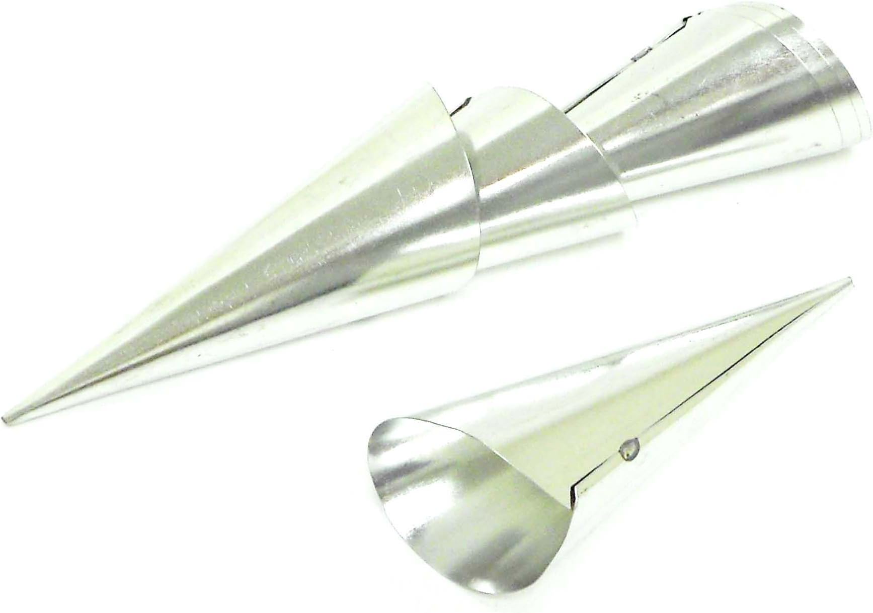 Tinplated Steel Cream Horn Molds, Set of 12
