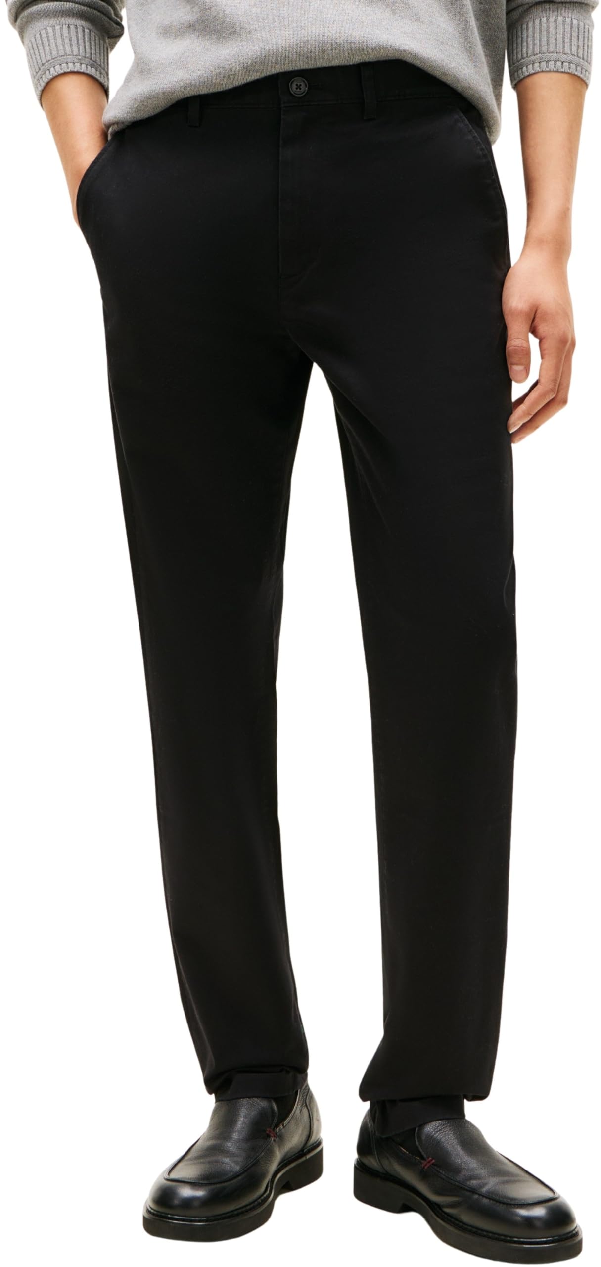 Tommy Hilfiger Men's CORE Denton Essential Twill MW0MW40262 Chino, Black (Black), 34W / 36L
