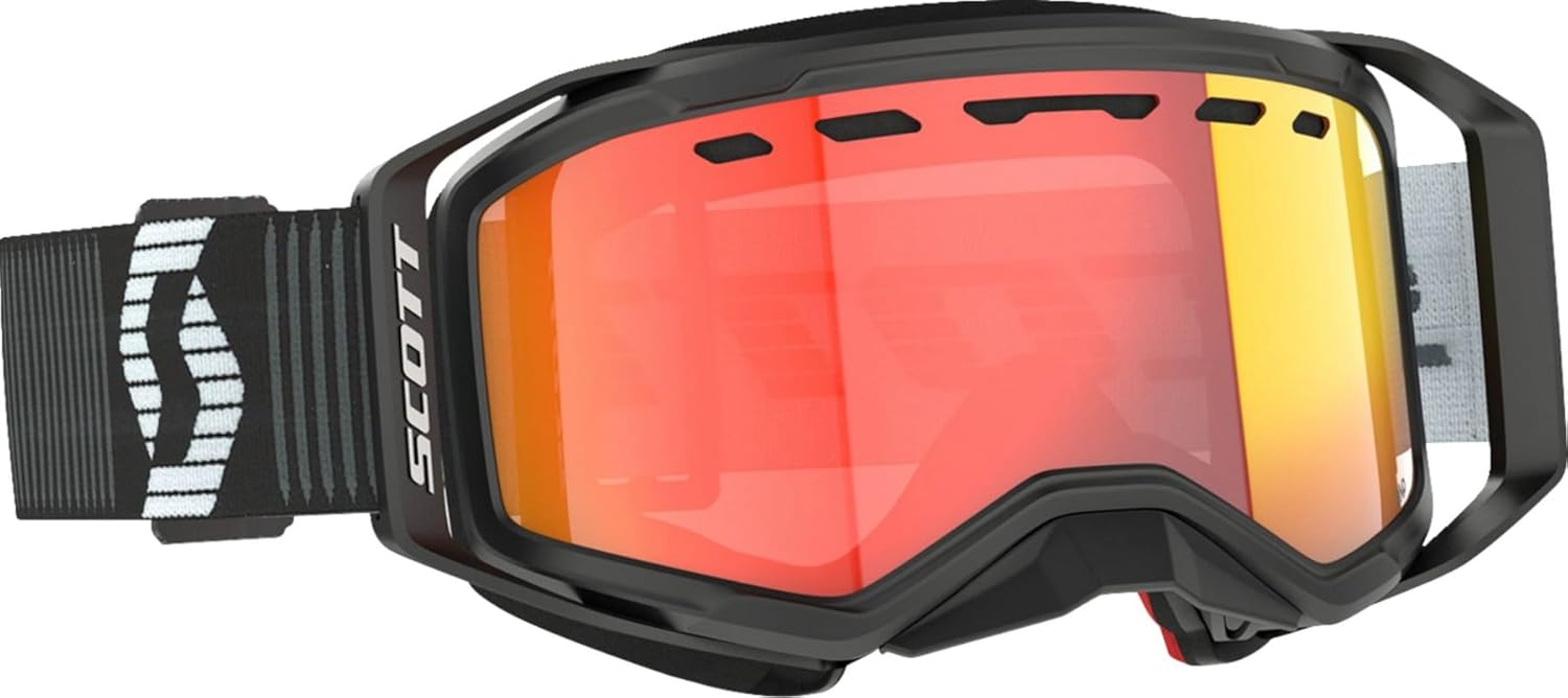 SCOTT Prospect 2.0 SMB Adult Snow Goggles - Black/White-Enhancer Red Chrome/One Size