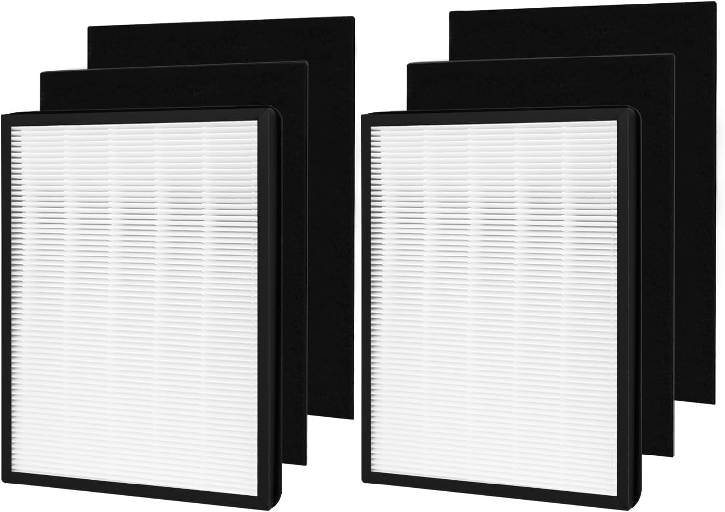 IAF-H-100D Idylis D Replacement Filter, Compatible with Idylis AC-2118, AC-2123, IAP-10-280, AP10280 Air Purifier, IAF-H-100D Filter D, 2 Pack