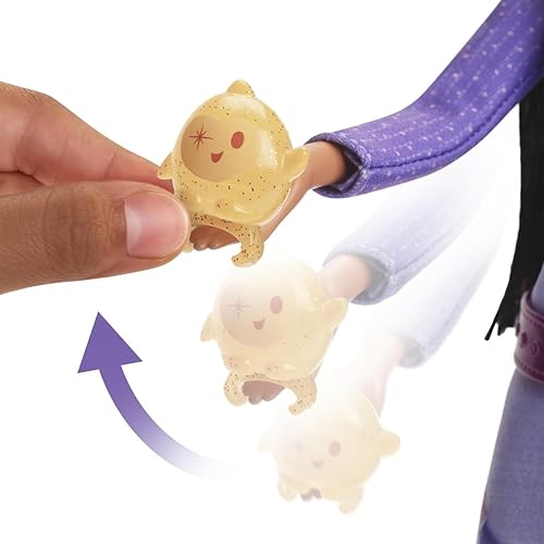 Miniatura 3 de Mattel Disney Wish Singing Asha of Rosas - Muñeca de moda y figura de estrella, posable con atuendo extraíble, canta "This Wish" en inglés