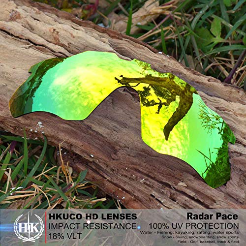 Lentilles de rechange Oakley Radar Pace rouge noir or - 3