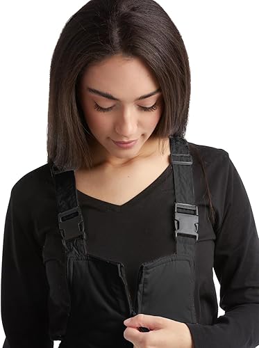 Miniatura 4 de Overol con peto de esquí para mujer, impermeable, aislado, para snowboard, pantalones de nieve para mujer (tallas S-2XL)