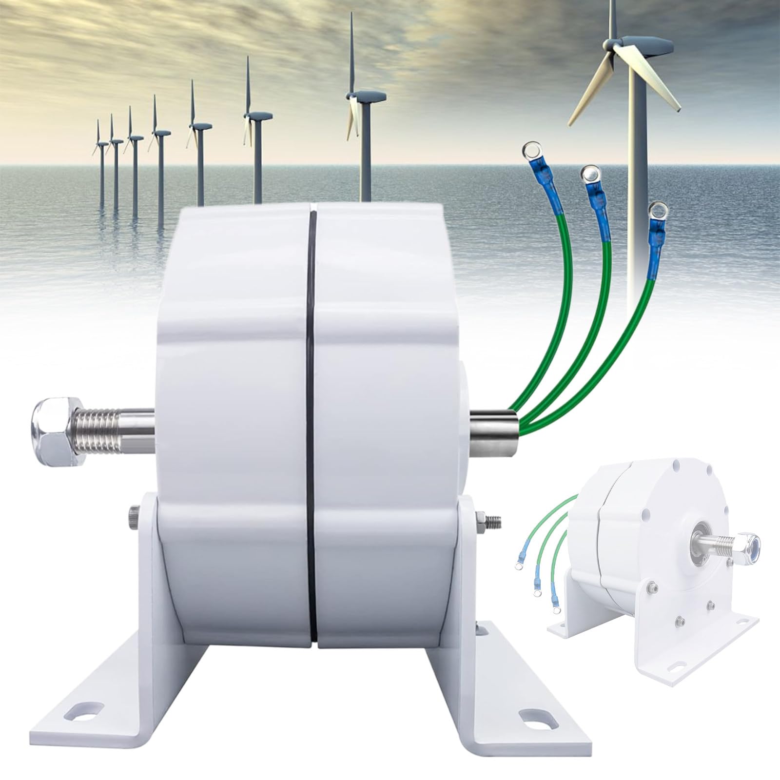 Alternateur triphasé à Aimant Permanent 8000W haute efficacité