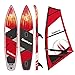 Spatium Inflatable Windsurfing 5m² Inflatable Windsurf Sail with Sail Board for Newbie Friendly Windsurfer