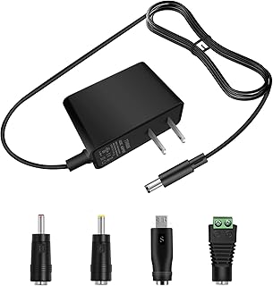 UL Listed 5V 2A 1A AC Adapter 10W 5Volt 2Amp LED Power Adapter Charger 100-240V AC/DC 50-60Hz Wall Charger 5V 2000mA Power Supply Charger for LED Strip Lights, TV Box and More DC 5V Devices