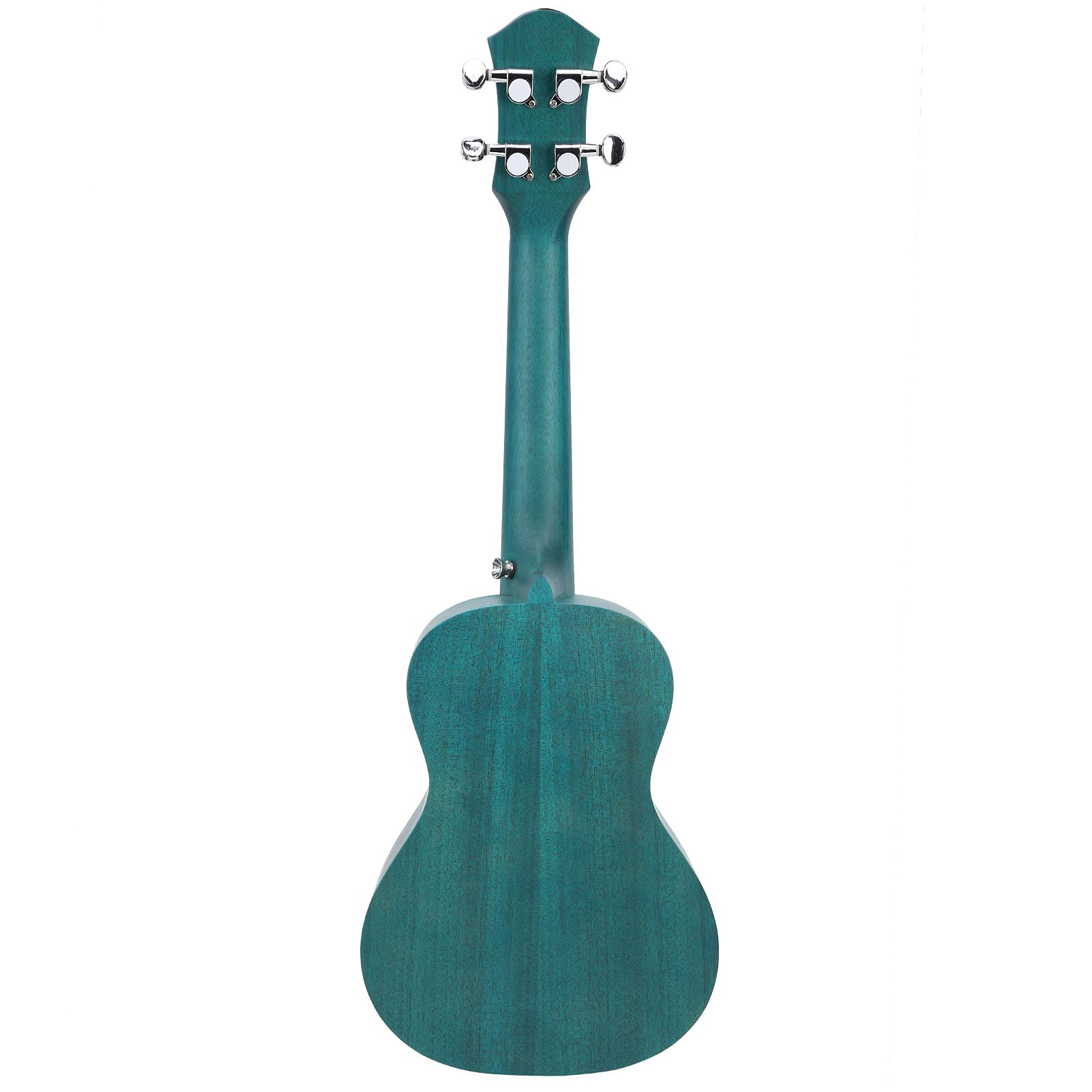Ukulele Impiallacciatura di Mogano Ukulele Opaco Corde di Carbonio in Palissandro per Strumenti a Corde per Principianti (Retro verde malachite da 26 pollici)