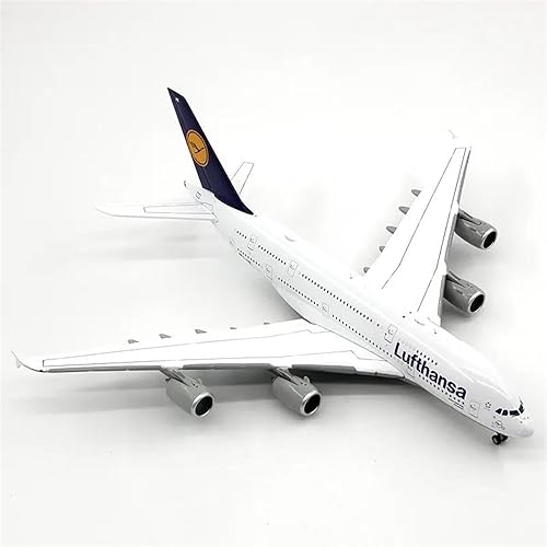 Miniatura 2 de Escala modelo de avión 1400 para avión Lufthansa Airbus A380 modelo de avión de aleación modelo de aeronave Modelo de avión Modelo de avión