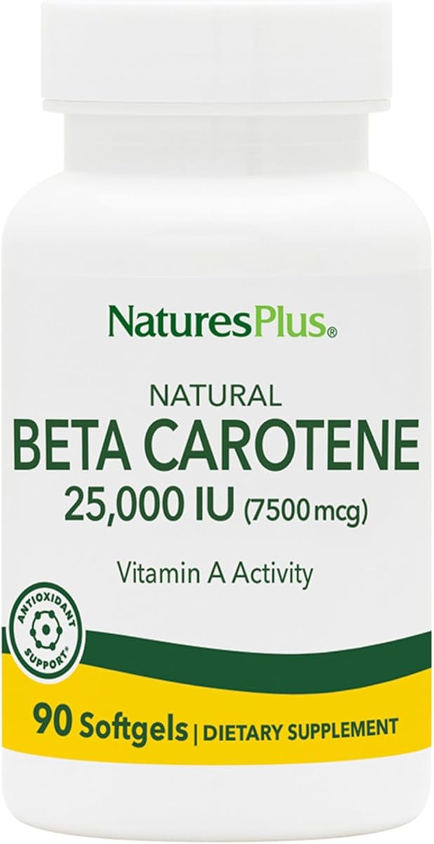 Natural Beta Carotene 25,000 IU (7500 mcg)