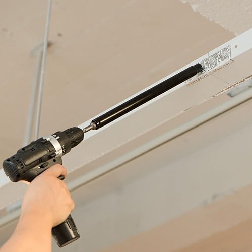 Miniatura 6 de HARFINGTON 2 llaves huecas extralargas, 0.394 in x 7.874 in de profundidad con adaptador de taladro eléctrico de vástago hexagonal de cambio rápido
