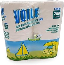 Voile Water Soluble Toilet Paper 4 Rolls