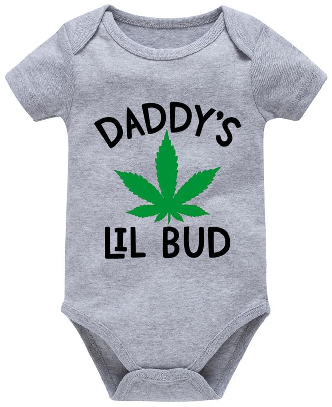 Image of Viuluti Arts and Craft 2030 Funny Daddy Romper for Baby Boy Girls Onesie Short-sleeve Bodysuits Baby Clothes