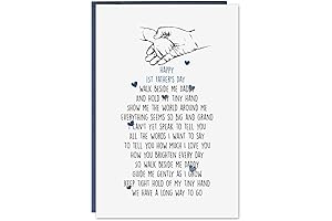Ithmahco Happy First Fathers Day Card