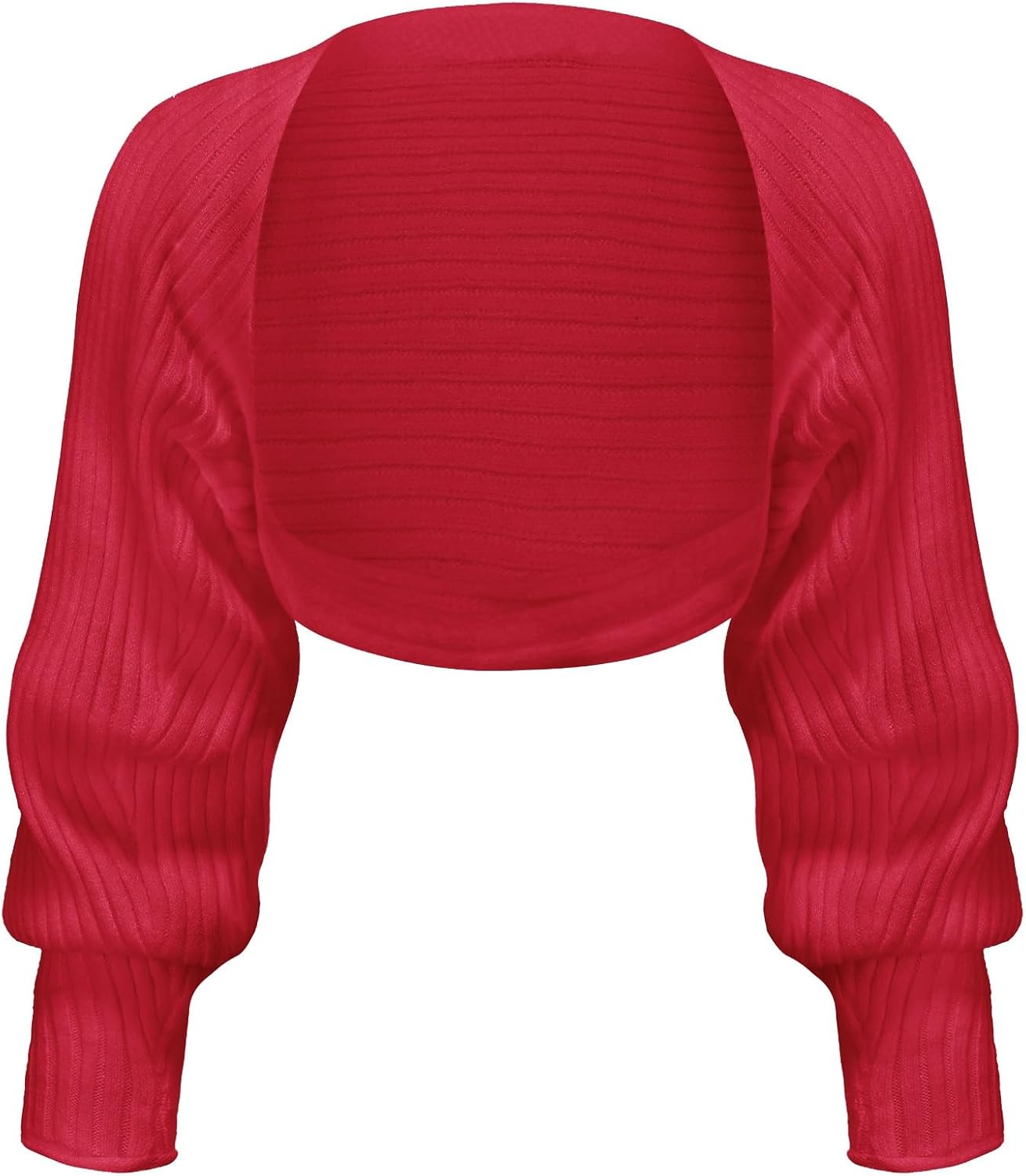 EXARUS Girls Cardigan Teen Open Front Cropped Sweater Long Sleeve Shrug Bolero Ribbed Lightweight Casual Dressy Knit Top
