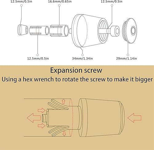 Miniatura 4 de OXYMUV Handlebar Plug for Yamaha XJ6N XJ6 XJ6DIVERSION 2009-2015 Motorcycle Anti-Skid Handlebar End Handlebar Hand Grips Rubber Grip Ends Plug 78''
