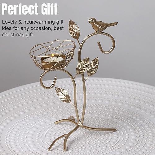 Miniatura 5 de Portavelas de metal, candelabros, candelabros, plateado, europeo, elegante, portavelas para boda, mesa de comedor, fiesta de Navidad, decoración del