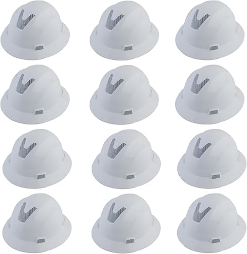 Casco duro de ala completa LOHASTAR OSHA Aprobado por ANSI, casco de seguridad para trabajo de construcción, Cascos De Construcción, para hombres, 4