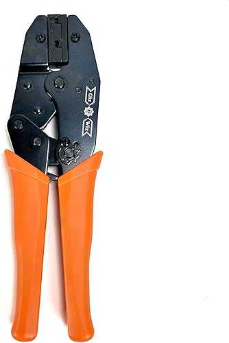 Miniatura 4 de Herramienta de crimpado de trinquete ligera para terminales de bandera no aislados AWG 22-14 G-L2F1