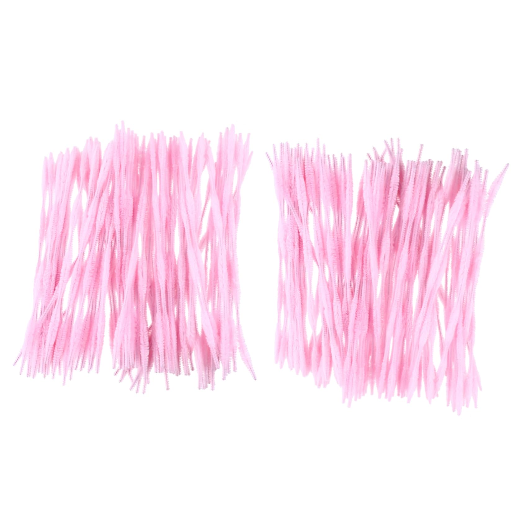 ARTIBETTER 200pcs Wave Twist Stick Tying Chenille Wire Crafts Garden Arts Stems Pipe Cleaners Crafting for Chenille Sticks Craft Fuzzy Pipe Cleaner Polyester Plus Iron Wire Pink