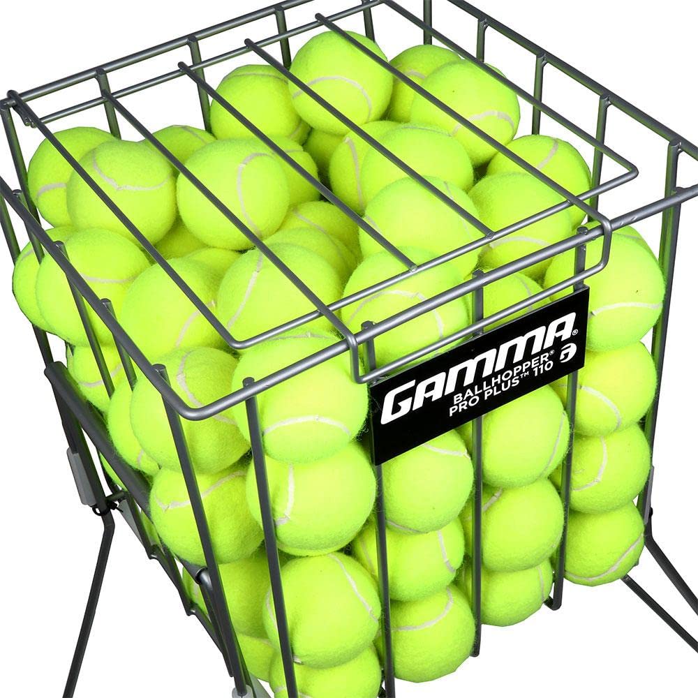 Gamma Trainerbedarf Ballhopper Pro Plus 110 Tennis Ballkorb Anthrazit