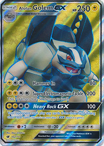 Pokemon - Alolan Golem-GX - 102/111