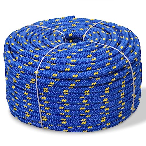 vidaXL Cuerda Marina de Polipropileno 8mm 100m Azul SOGA Accesorios Bricolaje